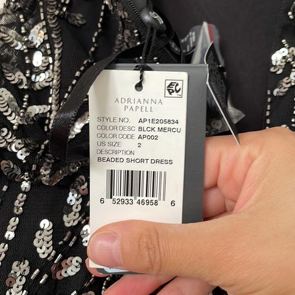 [Adrianna papell] NWT beaded shirt dress - Picture 9 of 9